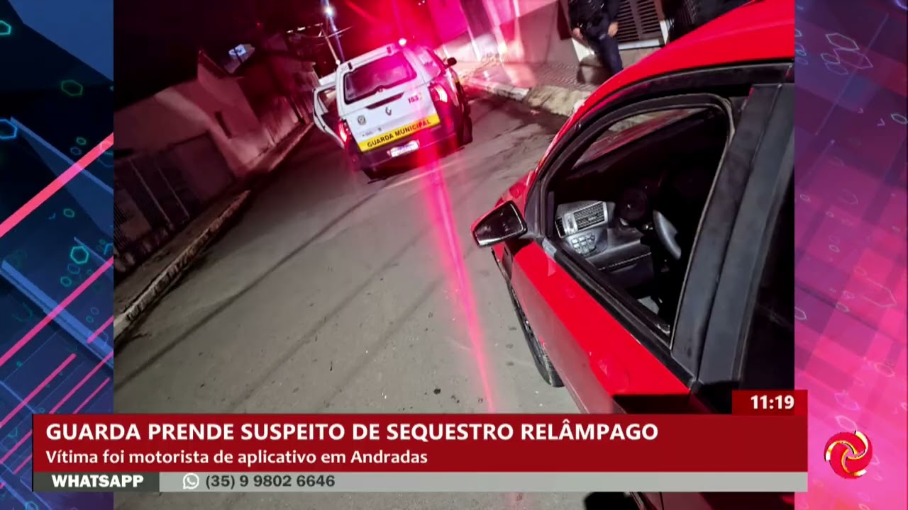 Suspeito de sequestro relâmpago é preso em Andradas