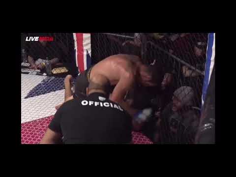 O segundo round da luta do atleta Jocimar na inglaterra.