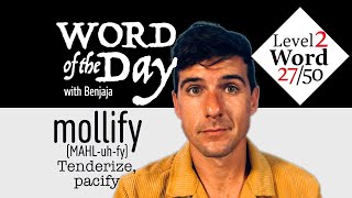 mollify (MAHL-uh-fy) | Word of the Day 77/500