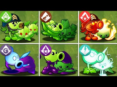 PvZ2 Battlez - 6 Best Team PEA & MINT Power-Up | Which Team Plants Will Win ?