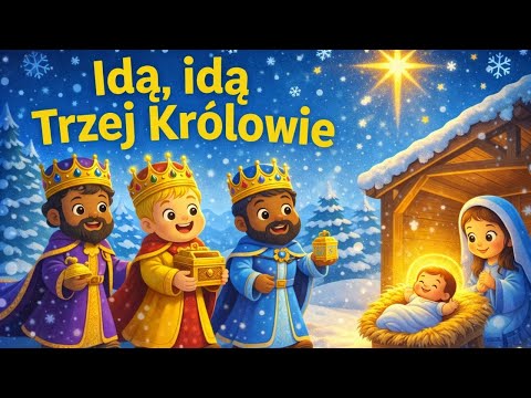 Idą, idą Trzej Królowie 🎶 | Piosenka dla dzieci na Święto Trzech Króli | Kolęda dziecięca