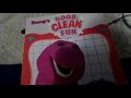 Barney Good Clean Fun 1998 VHS Review