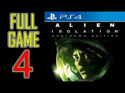 Alien Isolation Walkthrough Part 4 PS4 Gameplay lets play playthrough let's play - No Commentary