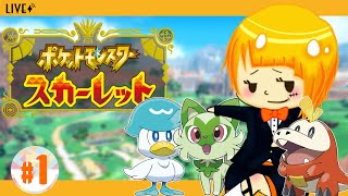 【ポケモンSV￤＃1】 パルデア地方オレンジアカデミーへ【ポケットモンスタースカーレット】【りむげー*】