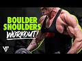 Full Shoulder Workout for Bigger Stronger Shoulders (GET BOULDER SHOULDERS!)