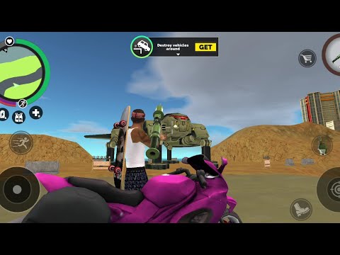 Attack 💣on Ufo with RPG launcher in vegas crime simulator #attack #attackgaming #gamingviralvideos