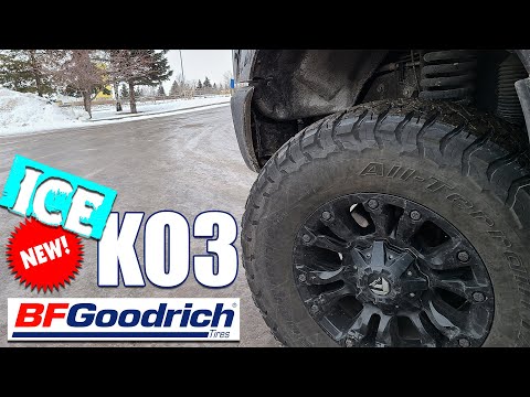 BFGoodrich KO3 - How GOOD is it on ICE? -19 degrees