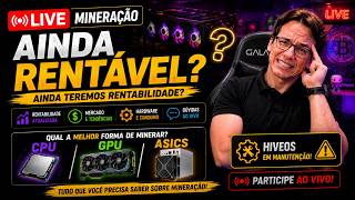 🔥 HIVEOS EM MANUTENÇÃO | RENTABILIDADE DIMINUINDO | COMO FICA A MINERAÇÃO 📽️BATE PAPO E TIRA DÚVIDAS