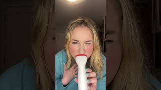 trying an electric LIP PLUMPER!😳 #waitforend #beautyhacks #shorts #ShopTheRealDeal