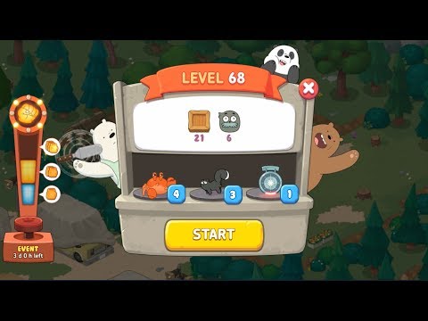 We Bare Bears Match3 Repairs Level 68 HD 1080p
