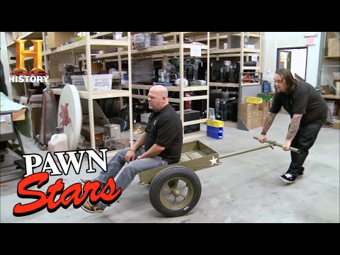 ポーン・スターズ。リックは利益のために第二次世界大戦の弾薬カートを復元します (シーズン9) ｜歴史 (Pawn Stars: Rick Restores WWII Ammunition Cart for a Profit (Season 9) | History)