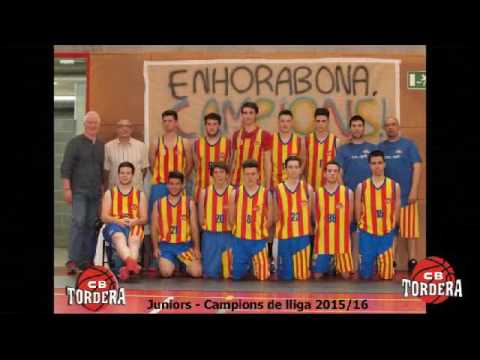 CB Tordera - equip JUNIOR - Campió de lliga 2015/16