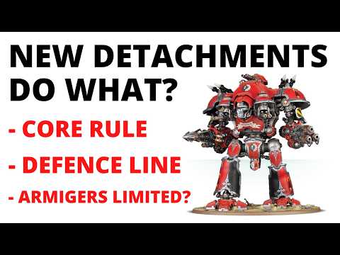 First Codex Imperial Knights Rules Reveals - New Army Rule, Detachments and Armigers Lose Battleline