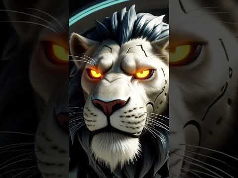 Robotic Lion vs Robotic Wolf | Epic AI Mecha Battle 🤖🦁🐺 #aianimalfight #aishorts  #epicbattle #ai