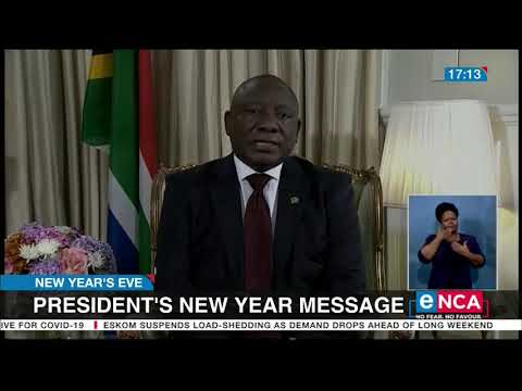 President Cyril Ramaphosa's New Year's message