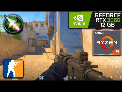 COUNTER-STRIKE 2 - RTX 3060 12GB + RYZEN 5 5500 - TESTE DE DESEMPENHO