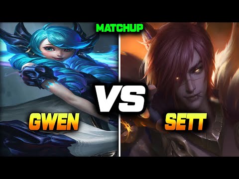 9 Level Gwen VS Sett - League Of Legends