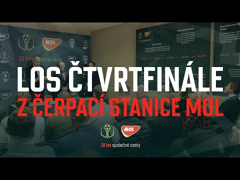 Dnešní speciální los čtvrtfinále na čerpací stanici MOL k desetiletému výročí MOL Cupu! 🏆🤝⛽