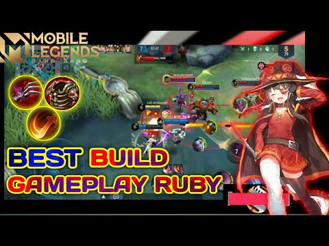 Gameplay Ruby!Best Build Ruby Terbaru-Mobile Legends