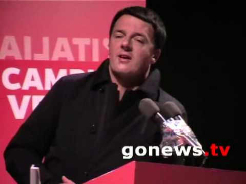Matteo Renzi chiude la campagna elettorale Primarie PD 2013 a EMPOLI