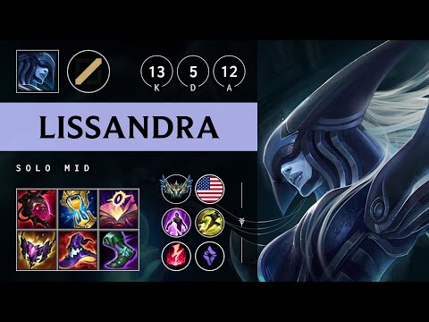 Lissandra Mid vs Pantheon - NA Challenger Patch 25.07