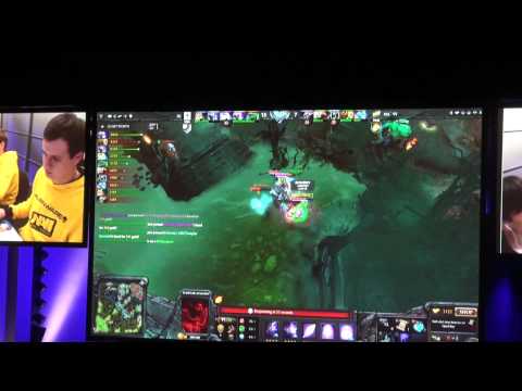 Na`Vi fighting vs iG in the very last Grand Final game @ The International 2