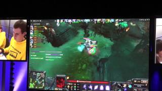 Na`Vi fighting vs iG in the very last Grand Final game @ The International 2