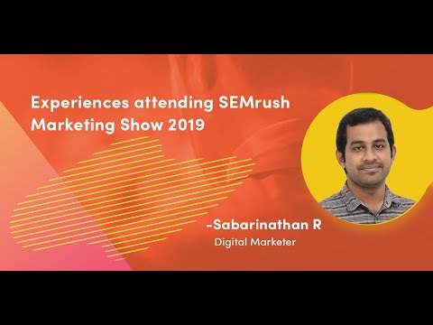 Experience at SEMrush Conference, Bangalore - Kovai.co