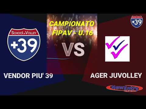 UNDER 16 FIPAV 2021/2022: VENDOR PIU'39 - AGER JUVOLLEY
