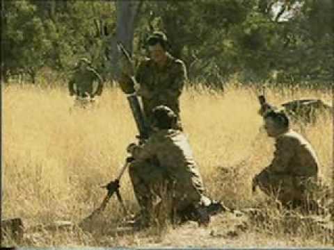Australian Army M113 Gavin 81mm Mortars Firing!