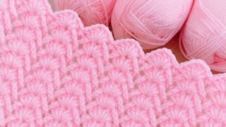 Very Unique ☀️ Crochet Pattern Design 👌 Baby Blanket Idea