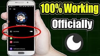 How To Active Dark Mode Officially On Facebook Messenger - Night Mode ON Facebook Messenger