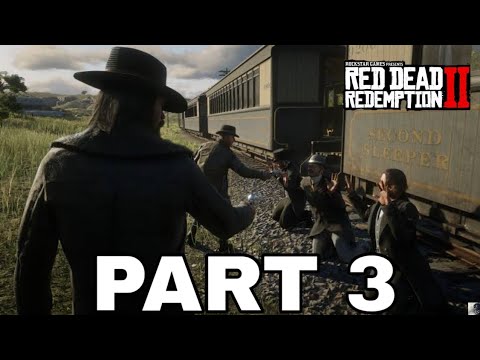 RED DEAD REDEMPTION 2 Walkthrough Gameplay Part 3 - Robbing the Train (RDR2)