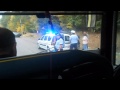 Dacia MCV Police Red And Blue Lights Responding To A MVA