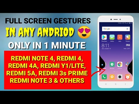 Install Full Screen Gestures in any Xiaomi phone | How to use Full Screen Gestures in redmi note 4