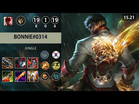 롤 챌린저 정글 리신 " Bonnie#0314 " | Patch 15.21