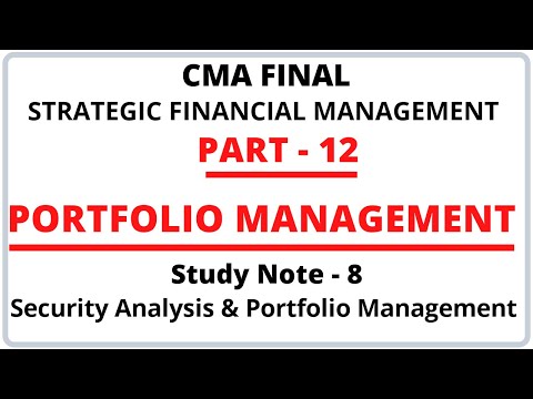 SFM | Strategic Financial Management | CMA Final | CMA Junction