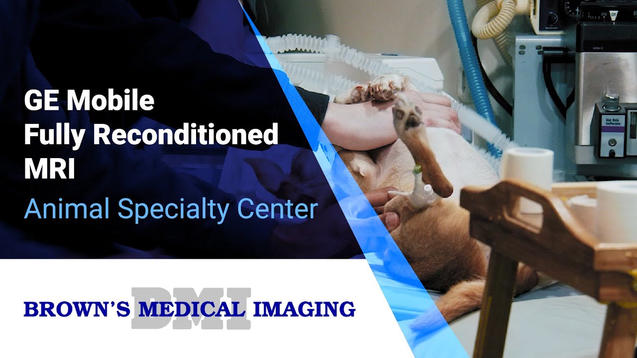 GE Mobile Fully Reconditioned MRI Installation at Animal Specialty Center