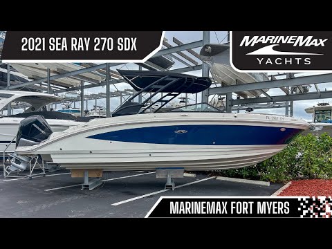 2021 Sea Ray SDX 270 Outboard Video