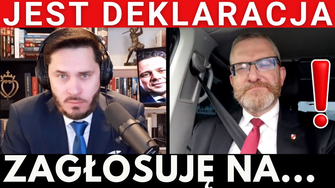 JEST deklaracja ❗️ Grzegorz Braun 1.06 zagłosuje na..Nawrockiego.„Wybór jest oczywisty”. Mentzen zachęca do głosowania na Nawrockiego
