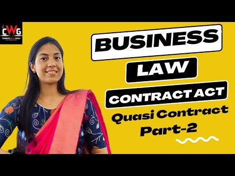 Business Law chapter 1 Lecture 3 Indian Contract Act 1872 CA Foundation B Com