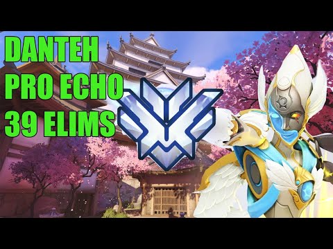 DANTEH PRO ECHO GAMEPLAY - TOP 500 OVERWATCH SEASON 28