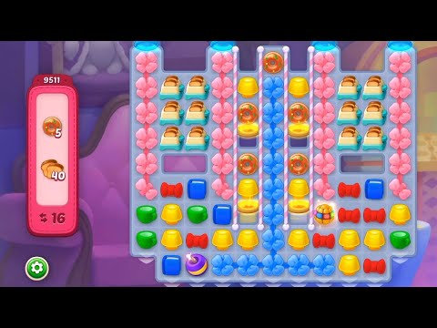 homescapes level 9511 | homescapes super hard level