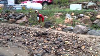 preview picture of video 'Boulder Flood 2013 - Salina, Gold Run Road (3)'