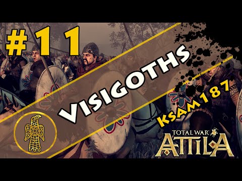 Total War Attila: Migrateing Hordes-The Visigoths Part 11 Africa Will Be Mine