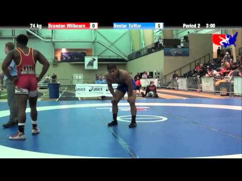 Brandon Wilbourn vs. Nestor Taffur at 2013 ASICS University Nationals - FS