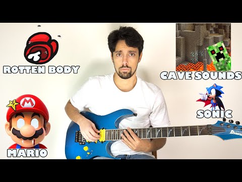 Scary video game sounds on guitar