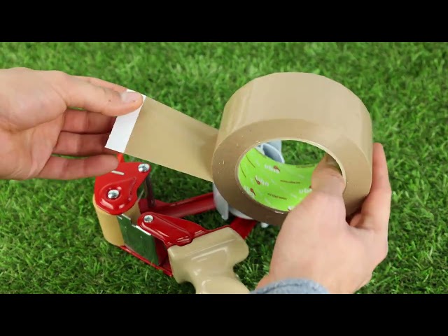 Vídeo relacionado con tesa Dispensador Manual Economy, Dispensador de Cinta Adhesiva Manual para Cintas de Embalaje de hasta 50 mm de Ancho