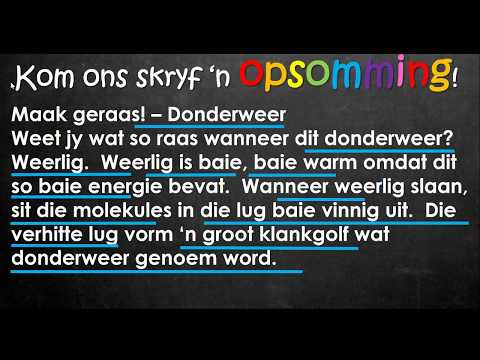 Hoe om 'n opsomming te skryf: Nie-fiksieteks