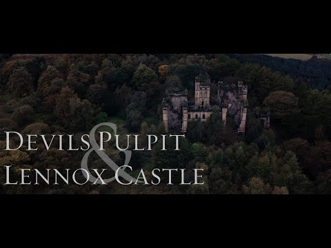 Exploring an abandoned castle in Scotland, Lennox Castle and Hiking Devils Pulpit trail to waterfall